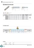 798 Multi-functional Chamfer Tool CE (Multi-functional) Fig 1 Fig 2 AR: -12° 15° RR: 0° (mm) Designation 0D 0d I L ap Fig Available Inserts Machining Каталог KORLOY 2020 Режущий и вспомогательный инструмент для станков ЧПУ и универсальных Фрезы с СМП Сверла твердосплавные Резцы токарные Пластины сменные режущие Стр. E340