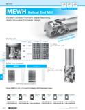 1046 MEWH MEWH Shouldering lt'Only) Facing Helical End Mill Excellent Surface Finish and Stable Machining due to Innovative Toolholder Design Chip Eva Каталог KYOCERA 2019 Инструмент для металлообработки Сверла по металлу для станков из твердого сплава Токарные державки со сменными пластинами Корпусные фрезы с СМП Запасные части Стр. M76