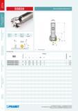 27 SSE09 ФРЕЗЫ КОНЦЕВЫЕ ФАСОЧНЫЕ 45° gp +20° к r 4 СП о gf -5° a p max 4,5 мм 0dh6 Количество зубьев Все размеры в мм ISO Accopтимент Размеры Охлаждение кг D D, L l dh Каталог PRAMET 2014 Фрезерование Фрезы Сменные режущие пластины Стр. 26