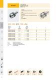 47 Основные характеристики инструментальной оснастки Pramet с хвостовиком MAS 403 BT JIS B 6339 Изображение и размеры цанговых патронов Вспомогательный инстру Каталог PRAMET 2016 Инструментальная оснастка для металлорежущих станков и металлообрабатывающих промышленных комплексов с числовым программным управлением Стр. 46