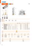 602 PRAMET k r 90° a pmax 8,0 mm В N 0,07 - 0,22 0,07 - 0,18 >4 ISO D L d d1 l b t gf° gp° O vmax В Й Id fs 20A2R032B20-SS009-C 20 82 20 - 32 - - -12 Каталог PRAMET 2019 Режущий инструмент Резцы с твердосплавными пластинами по металлу для точения и растачивания Концевые и насадные фрезы Сверла с СМП Расточные головки Стр. M134