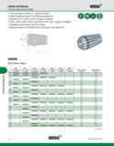962 Collets and Sleeves Collets and Sleeves ER Single-Angle Standard Collets WIDIA Provides approximately 2:1 grip advantage Wide clamping range for Каталог WIDIA 2011 Инструментальная оснастка для металлорежущих станков Вспомогательный инструмент для оборудования Адаптеры Насадки Оправки Патроны Стр. I54 ENG