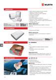 734 САЛФЕТКИ WURTH SOFTEX Описание Размер Артикул Рулон (500 салфеток) 38 x 401 0899 800 900 Softex-light рулон (500 салфеток) 29x381 0899 800 901 ПОЛОТНО ВАФЕЛЬНОЕ ветошь СТ Каталог WURTH 2015 Инструмент Материалы Крепеж Оборудование Стр. 734
