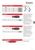 501 WURTH ВНУТРЕННИЙ TORX Т-ОБРАЗНАЯ РУЧКА О Длина, мм Артикул ТХ 10 100 0613 140 10 ТХ 15 100 0613 140 15 ТХ 20 200 0613 140 20 ТХ 25 200 0613 140 2 Каталог WURTH 2016 Режущий и слесарный инструмент Продукция химическая и электротехническая Крепежные изделия Расходные и абразивные материалы Стр. 501