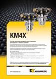 1561 Инструментальная система Kennametal KM4X для крепления вращающегося режущего и вспомогательного инструмента станет лучшим выбором для обработки на тяж Мастер-каталог KENNAMETAL 2013 Металлорежущий инструмент Точение Обработка отверстий Фрезерование Стр. O25