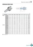 626 Модульные оправки HSK HSK63A HSK100A (мм) О Доступнамодульная E41 Фрезерование 195 Каталог KORLOY 2018 Инструмент и станочная оснастка Фрезы концевые монолитные по металлу Сверла спиральные Токарные расточные державки Цанговые патроны Стр. E195