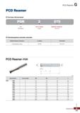 1038 PCD Reamer PCD Reamer Система обозначения 070 Тип PCD Reamer Число зубьев 2: 2зуба Диаметр отверстия 070: 07 0 Рекомендуемые режим Каталог KORLOY 2018 Инструмент и станочная оснастка Фрезы концевые монолитные по металлу Сверла спиральные Токарные расточные державки Цанговые патроны Стр. G107