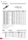 1115 Серия FBH B ВТ-FBH B Микро растачивание Сбалансированный тип (мм) Обозначение Диапазон растачивания 0D L Максимальная глубина раст Каталог KORLOY 2018 Инструмент и станочная оснастка Фрезы концевые монолитные по металлу Сверла спиральные Токарные расточные державки Цанговые патроны Стр. I58