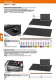 338 jfcG nnr GRIDLINE Коврик Коврик GridLine для выдвижных ящиков Коврик GridLine из натурального каучука для вкладки в выдвижные ящики Характерный у Каталог HOFFMANN GROUP 2020 Промышленная мебель и складское оборудование для производств Системы хранения и транспортировки Тележки и шкафы для инструментов Стр. 338