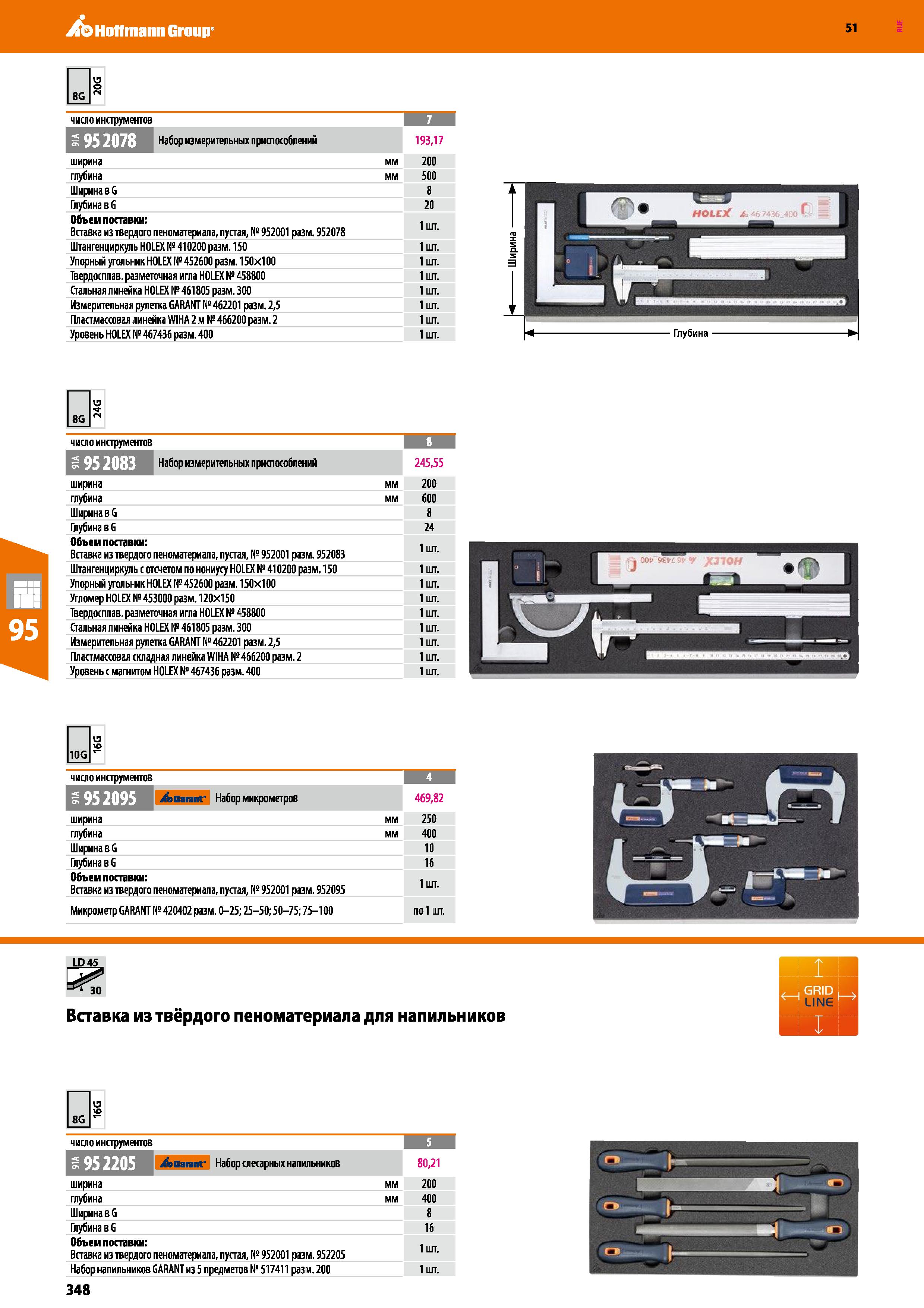 348 Hoffmann Group 51 V3 о 8G гч число инструментов ВаЬШМЯ Набор измерительных приспособлений 193,17 ширина мм 200 глубина мм 500 Ширина в G 8 Глубин Каталог HOFFMANN GROUP 2020 Промышленная мебель и складское оборудование для производств Системы хранения и транспортировки Тележки и шкафы для инструментов Стр. 348