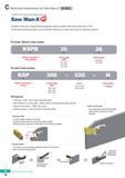 372 Technical Information for Saw Man-X 62 A solution for parting and deep grooving Saw Man-X Stable machining in deep grooving applying clamping sys Каталог KORLOY 2020 Режущий и вспомогательный инструмент для станков ЧПУ и универсальных Фрезы с СМП Сверла твердосплавные Резцы токарные Пластины сменные режущие Стр. C62