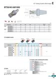 653 BT Tooling System (Multi-edge) BT30/40 AM1500 AA 90° AR:-12 5° 13° RR:-17° -6° (mm) Designation 0D 0D2 0D3 12 L No of flute ap BT30 AM15020026-1 Каталог KORLOY 2020 Режущий и вспомогательный инструмент для станков ЧПУ и универсальных Фрезы с СМП Сверла твердосплавные Резцы токарные Пластины сменные режущие Стр. E195