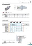 655 BT Tooling System (Multi-edge) E BT50 AM3000 AA 90° AR: 13° 15° RR: -11° -4° (mm) Designation 0D 0D2 0D3 12 L No of flute ap BT50 AM3050043-2 6 5 Каталог KORLOY 2020 Режущий и вспомогательный инструмент для станков ЧПУ и универсальных Фрезы с СМП Сверла твердосплавные Резцы токарные Пластины сменные режущие Стр. E197