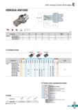 659 HSK Tooling System (Multi-edge) HSK63A AM1500 AA 90° AR: -12 5° 13° RR: -17° -6° (mm) Designation 0D 0D2 0D3 12 L No of flute ap HSK63A AM1502002 Каталог KORLOY 2020 Режущий и вспомогательный инструмент для станков ЧПУ и универсальных Фрезы с СМП Сверла твердосплавные Резцы токарные Пластины сменные режущие Стр. E201