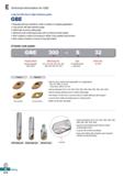 772 Technical Information for GBE Long tool life due to high hardness grade GBE Indexable ball nose endmill for molds in medium & roughing applicatio Каталог KORLOY 2020 Режущий и вспомогательный инструмент для станков ЧПУ и универсальных Фрезы с СМП Сверла твердосплавные Резцы токарные Пластины сменные режущие Стр. E314