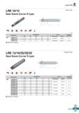 779 Laser Mill LRE 10/12 Steel Shank (Corner R type) Taper type I L (mm) Designation Dimensions Parts Available 0D 0d 0d1 I L Clamp screw Wrench inse Каталог KORLOY 2020 Режущий и вспомогательный инструмент для станков ЧПУ и универсальных Фрезы с СМП Сверла твердосплавные Резцы токарные Пластины сменные режущие Стр. E321