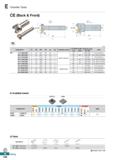 796 Chamfer Tools CE (Back & Front) AR: 0° RR: -12° 0C (mm) Designation 0D 0D1 0d ap Fig a° (Chamfer angle) Machining range Uses Available inserts Fr Каталог KORLOY 2020 Режущий и вспомогательный инструмент для станков ЧПУ и универсальных Фрезы с СМП Сверла твердосплавные Резцы токарные Пластины сменные режущие Стр. E338