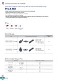 802 Technical Information for Pro-A Mill Inserts feature a buffed top surface ensuring better chip control and reducing built-up edge Pro-A Mill Buff Каталог KORLOY 2020 Режущий и вспомогательный инструмент для станков ЧПУ и универсальных Фрезы с СМП Сверла твердосплавные Резцы токарные Пластины сменные режущие Стр. E344