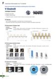 890 Technical Information for V Endmill Improved productivity with effective machining due to less vibration V Endmill Variable Endmill Irregular hel Каталог KORLOY 2020 Режущий и вспомогательный инструмент для станков ЧПУ и универсальных Фрезы с СМП Сверла твердосплавные Резцы токарные Пластины сменные режущие Стр. F14