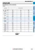 1009 Концевые фрезы Mitsubishi Materials по металлу SOLID END MILLS Каталог MITSUBISHI 2018 Инструмент для станков Пластины сменные режущие Фрезы концевые твердосплавные и сборные с СРП Сверла спиральные Резцы токарные Державки Стр. 1009