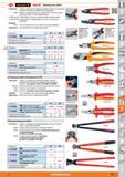 1351 Ножницы для кабеля от Hoffmann Group 73 0090- 73 0090 Размер 200 730100 Размер 160 Материал 73 0250-Применение Головка с серповидными режущими кромкам Каталог HOFFMANN GROUP 2015 Редакция 46 на русском Стр. 1351