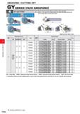 470 GROOVING / CUTTING OFF GROOVING / CUTTING OFF GY SERIES (FACE GROOVING) Note 1) Please order the modular blade and modular holder separately Note Каталог MITSUBISHI 2020 Режущий инструмент для станков по металлу Фрезы концевые монолитные из твердого сплава и сборные со сменными режущими пластинами Резцы Сверла Стр. F046