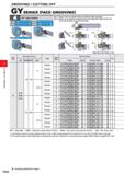 486 GROOVING / CUTTING OFF GROOVING / CUTTING OFF GY SERIES (FACE GROOVING) Note 1) Please order the modular blade and modular holder separately Note Каталог MITSUBISHI 2020 Режущий инструмент для станков по металлу Фрезы концевые монолитные из твердого сплава и сборные со сменными режущими пластинами Резцы Сверла Стр. F062