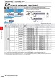 504 GROOVING / CUTTING OFF GY SERIES (INTERNAL GROOVING) 90° type holder Insert GYJmOOOOOOOOO-GM Insert GY2GCOOOQOOOO-MF Insert Insert GY2MCXXXXX)00Q Каталог MITSUBISHI 2020 Режущий инструмент для станков по металлу Фрезы концевые монолитные из твердого сплава и сборные со сменными режущими пластинами Резцы Сверла Стр. F080