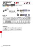 1362 INDEXABLE MILLING INDEXABLE MILLING DEEP SHOULDER MILLING APX4000 I p I M ZD C Steel Stainless Steel Cast Iron Heat Resistant Alloy ess; TOOL NEW Каталог MITSUBISHI 2020 Режущий инструмент для станков по металлу Фрезы концевые монолитные из твердого сплава и сборные со сменными режущими пластинами Резцы Сверла Стр. M206