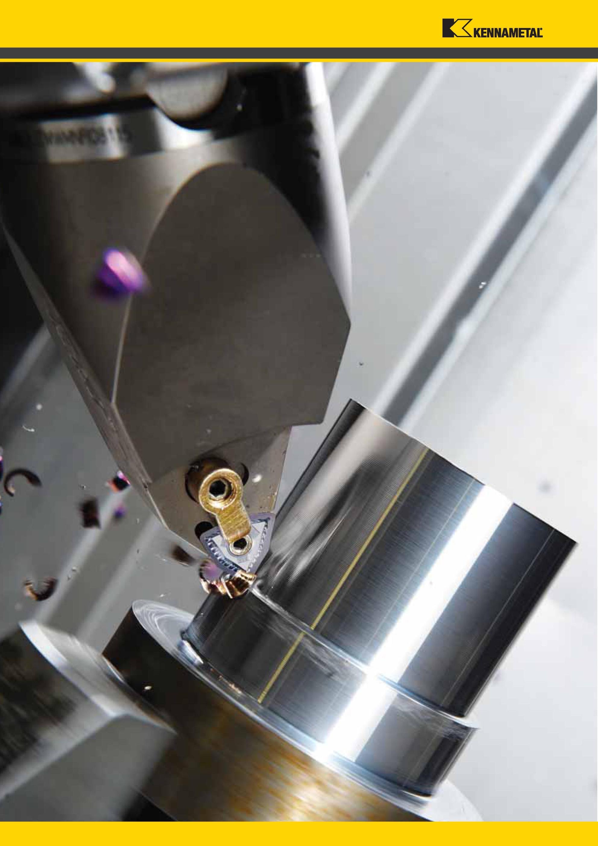 44 Металлорежущий инструмент Kennametal для наружного точения на металлообрабатывающем оборудовании Токарный резец со сменной многогранной пластиной Мастер-каталог KENNAMETAL 2013 Металлорежущий инструмент Точение Обработка отверстий Фрезерование Стр. 