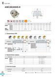 507 Фрезы Korloy Alpha MU AMC(M)3000S-K Рекомендуется использовать эксклюзивную державку с наклейкой NEW для пластин АРМТ Метрическая система Каталог KORLOY 2016 Металлорежущий инструмент и инструментальная оснастка для токарных фрезерных резьбонарезных сверлильных расточных технологических операций на станках Стр. E120