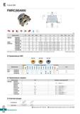 655 Future Mill FMRC(M)4000 0D2 AR: 5° RR: -5° (mm) Обозначение 0D 0C 0D2 0d а b E F 0di 0d2 ар FMRCM 4050HRD 4 50 38 42 22 10 4 6 3 2 Каталог KORLOY 2018 Инструмент и станочная оснастка Фрезы концевые монолитные по металлу Сверла спиральные Токарные расточные державки Цанговые патроны Стр. E224