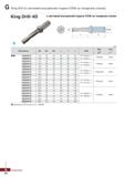 955 King Drill (с системой внутренней подачи СОЖ на токарном станке) King Drill-4D с системой внутренней подачи СОЖ на токарном станке Каталог KORLOY 2018 Инструмент и станочная оснастка Фрезы концевые монолитные по металлу Сверла спиральные Токарные расточные державки Цанговые патроны Стр. G24