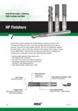 1142 Finishing Solid Carbide End Mills Widia HP Finishers Only the finest carbide substrates with market-leading geometries and state-of-the-art surface Каталог WIDIA 2017 Металлорежущий инструмент Стационарный и вращающийся для металлообрабатывающих станков и оборудования Стр. O82 ENG