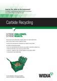 1465 \ Good for You, Better for the Environment W' The Widia Carbide Recycling Program can turn accumulated scrap carbide tooling in your shop into cash Каталог WIDIA 2017 Металлорежущий инструмент Стационарный и вращающийся для металлообрабатывающих станков и оборудования Стр. T97 ENG