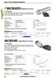 202 Пластины Mitsubishi из сверхтвердых режущих материалов КНБ и ПКА CBN & PCD TURNING INSERTS Каталог MITSUBISHI 2018 Инструмент для станков Пластины сменные режущие Фрезы концевые твердосплавные и сборные с СРП Сверла спиральные Резцы токарные Державки Стр. 202