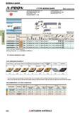 442 Сборные расточные резцы Mitsubishi с режущими сменными пластинами BORING BARS Каталог MITSUBISHI 2018 Инструмент для станков Пластины сменные режущие Фрезы концевые твердосплавные и сборные с СРП Сверла спиральные Резцы токарные Державки Стр. 442