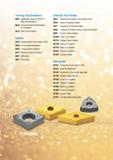 55 Table of contents Part B of Korloy cutting tools catalogue 2016 Turning Chip Breakers Application range of KORLOY Main Chip Breakers Recommended Chip Break Каталог KORLOY 2016 Металлорежущий инструмент для точения фрезерования сверления и инструментальная станочная оснастка для металлообрабатывающих станков Стр.  ENG
