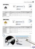 192 Double Clamp System DTFNR/L A TNDC 0D Min machining Dia 90° R type insert (mm) Designation Stock 0 D 0 a H L S Insert Clamp ClampScrew Shim Shim Screw Spri Каталог KORLOY 2016 Металлорежущий инструмент для точения фрезерования сверления и инструментальная станочная оснастка для металлообрабатывающих станков Стр. B137 ENG