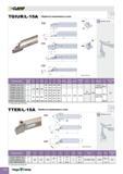 264 1 -CLfiMF r ULTRA PLUS TGIUR/L-15A Обработка алюминиевых колес Рис 1 Рис 2 0dg7 0D Рис 3 Ц& А LL Тт Т V L Правосторонняя Обозначение Посадочный разм Каталог TAEGUTEC 2011 Металлорежущий инструмент и инструментальная оснастка Стр. C40